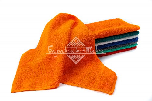 Оранжевое полотенце Баракат-текс