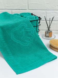 Полотенце махровое, г/к, 34х60, арт. BS 34-60, 400 гр/м2, цвет: 603-ярко-зеленый