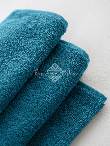 Полотенце махровое, г/к, 380 гр/м2, 50х90, арт. SF 50-90, цвет: 504-Сине-зеленый