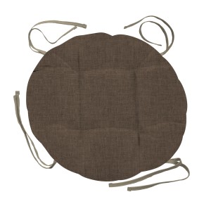 Чехол на табурет с тафтингом d40 "Wenge" рис 60008-10 Juliet coffe арт 903