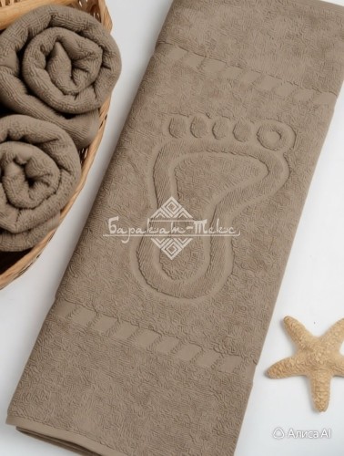 Полотенце махровое, г/к, 50х70, арт. S 50-70 BS, 450 гр/м2, цвет: 1124-Мокко