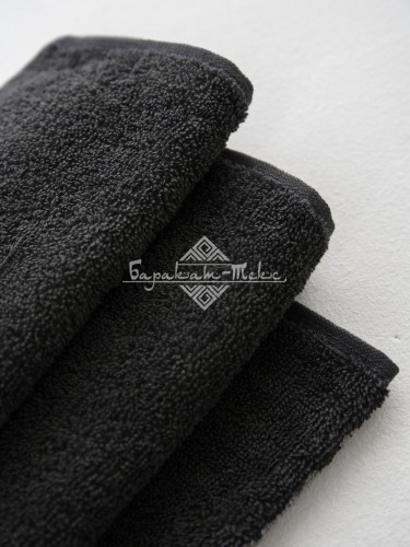 Полотенце махровое, г/к, 380 гр/м2, 50х90, арт. SF 50-90, цвет: 19-0201-Графитовый