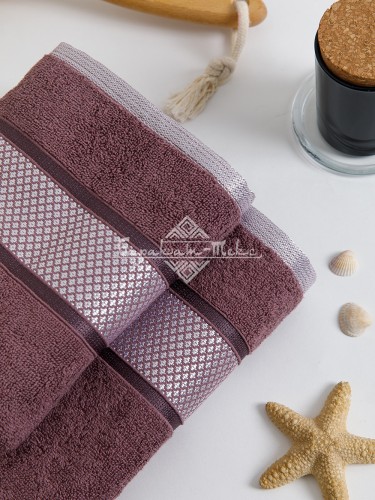 Полотенце махровое, г/к, жак., "Каталония"  50х85, арт. AKAT50-85, цвет: 063-Пыльно-фиолетовый