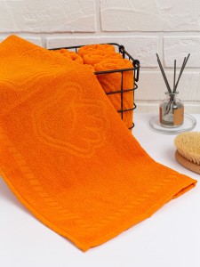 Полотенце махровое, г/к, 34х60, арт. BS 34-60, 400 гр/м2, цвет: 207-апельсиновый